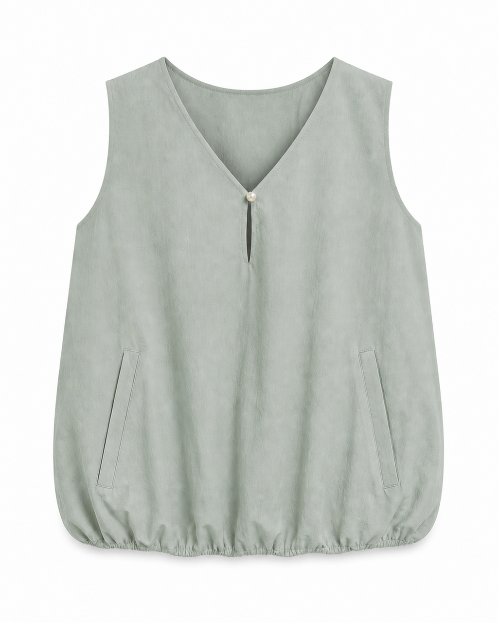 Nola Bubble Hem Sleeveless Top