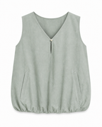 Nola Bubble Hem Sleeveless Top
