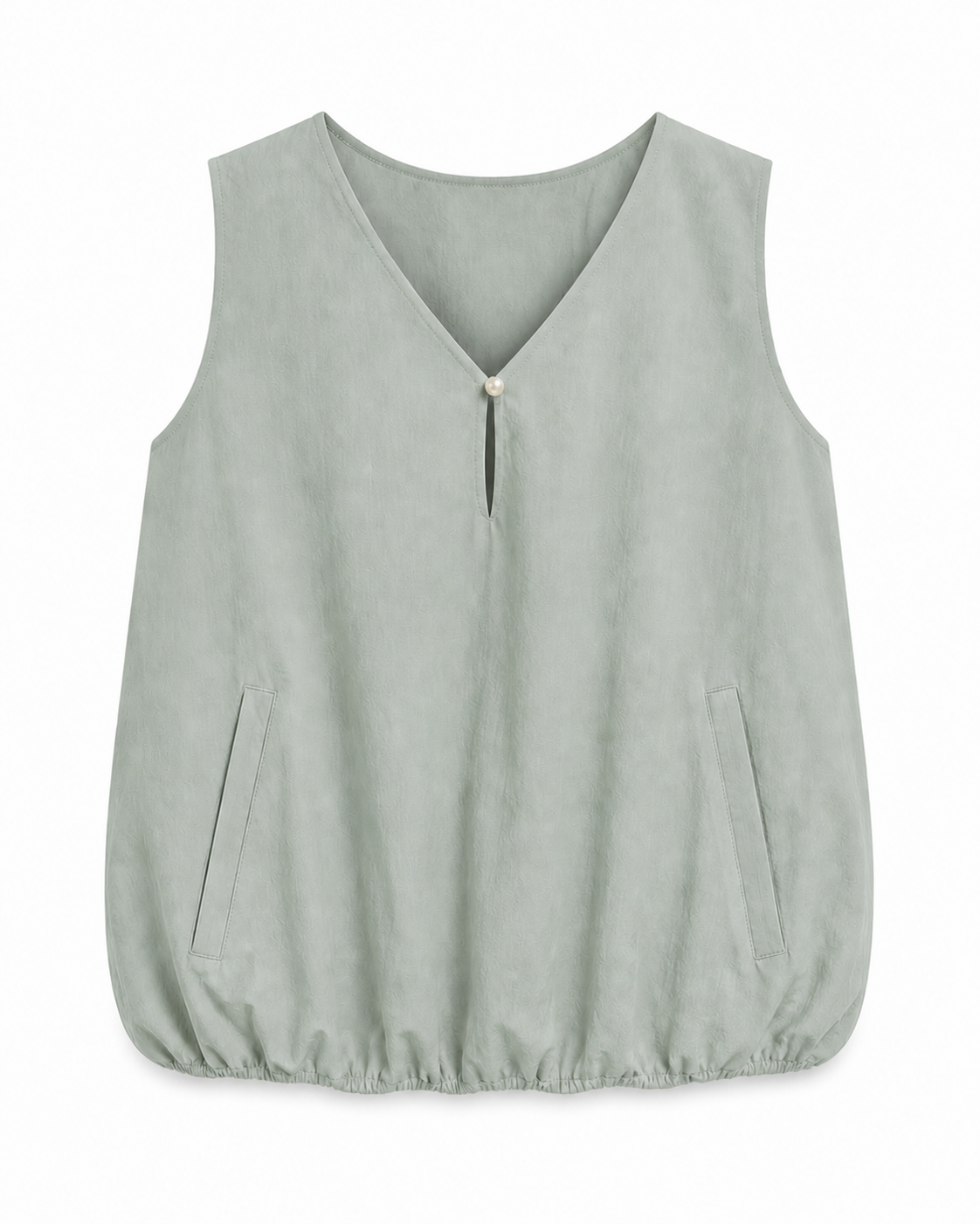 Nola Bubble Hem Sleeveless Top