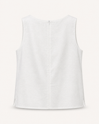 Estelle Embellished Neck Shell Top