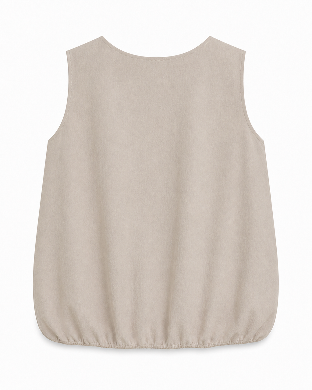Nola Bubble Hem Sleeveless Top