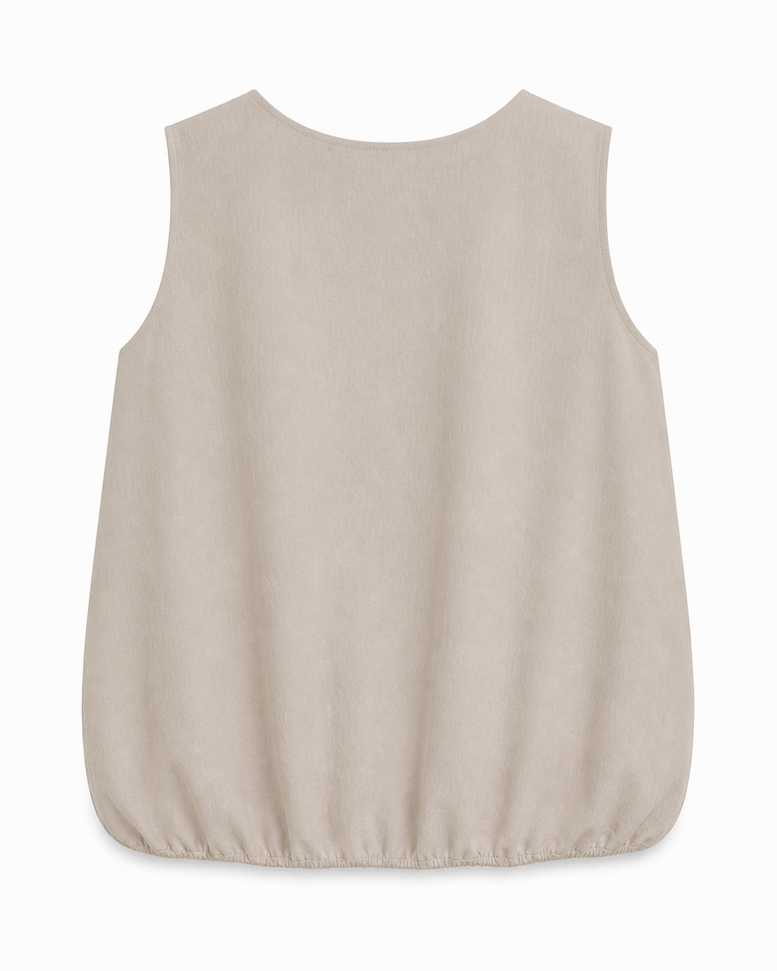 Nola Bubble Hem Sleeveless Top