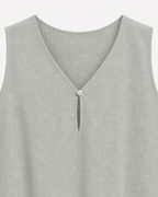 Nola Bubble Hem Sleeveless Top