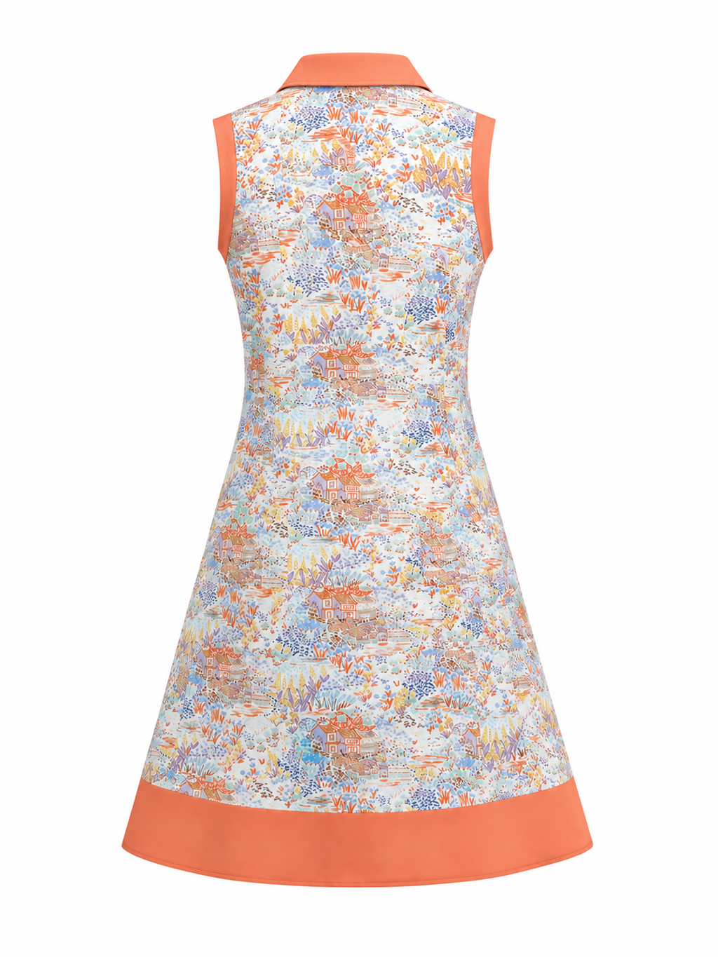 Marisol Scenic Print Shirt Dress