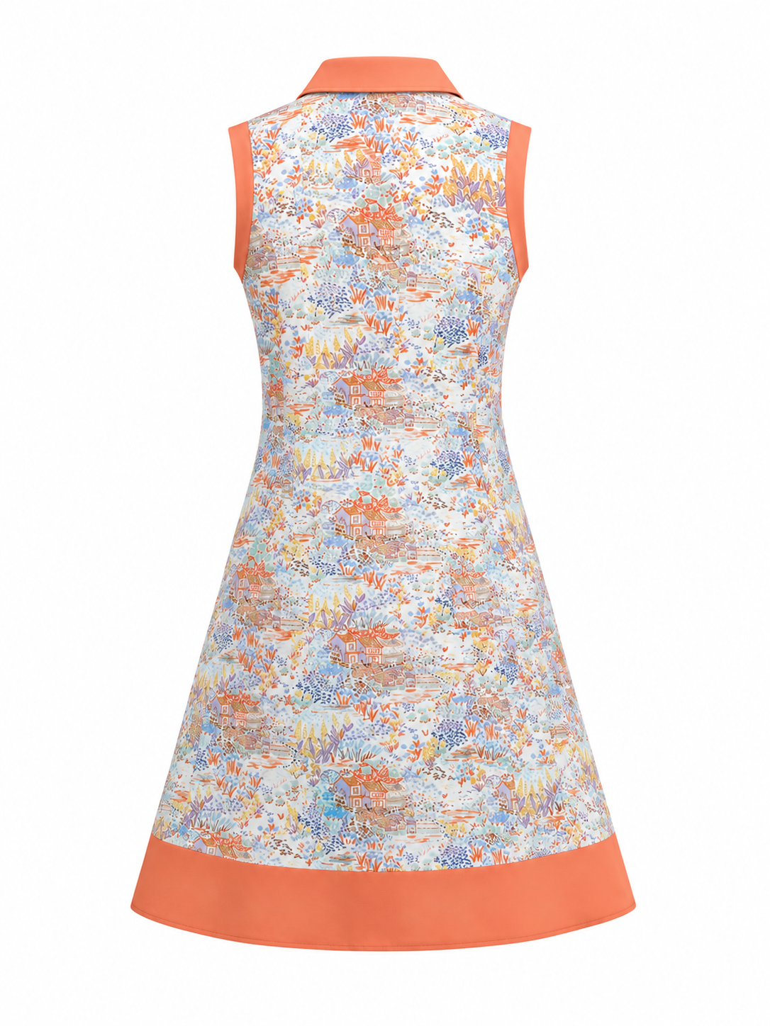 Marisol Scenic Print Shirt Dress