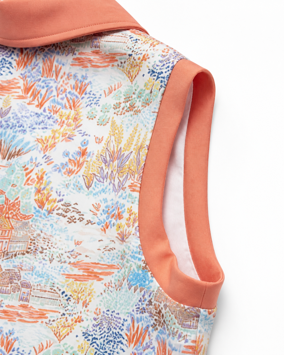 Marisol Scenic Print Shirt Dress