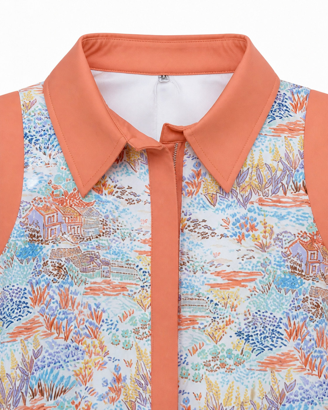 Marisol Scenic Print Shirt Dress