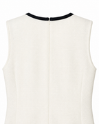 Camille Contrast Piping Top & Skirt Set