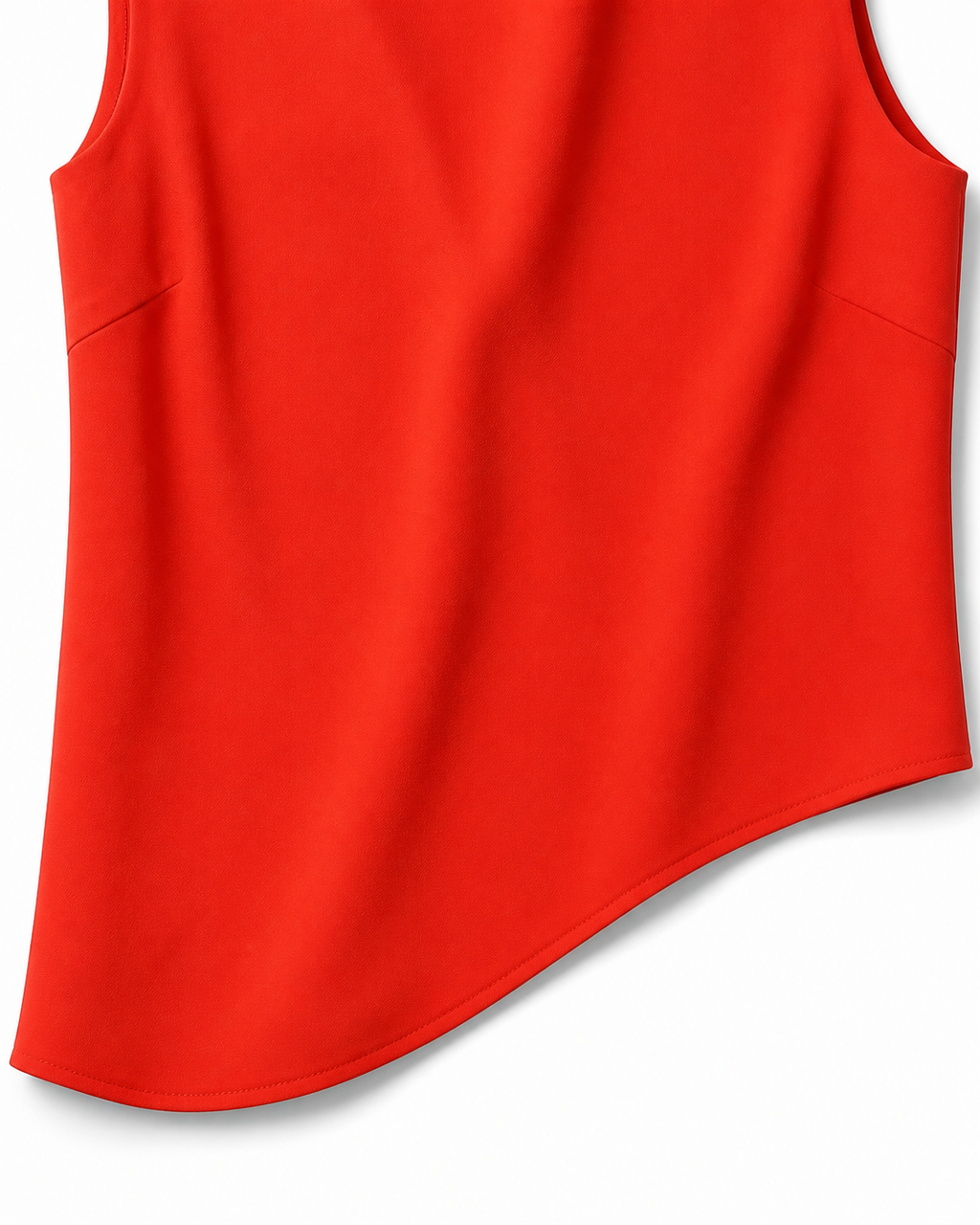 Sora Angled Hem Sleeveless Top