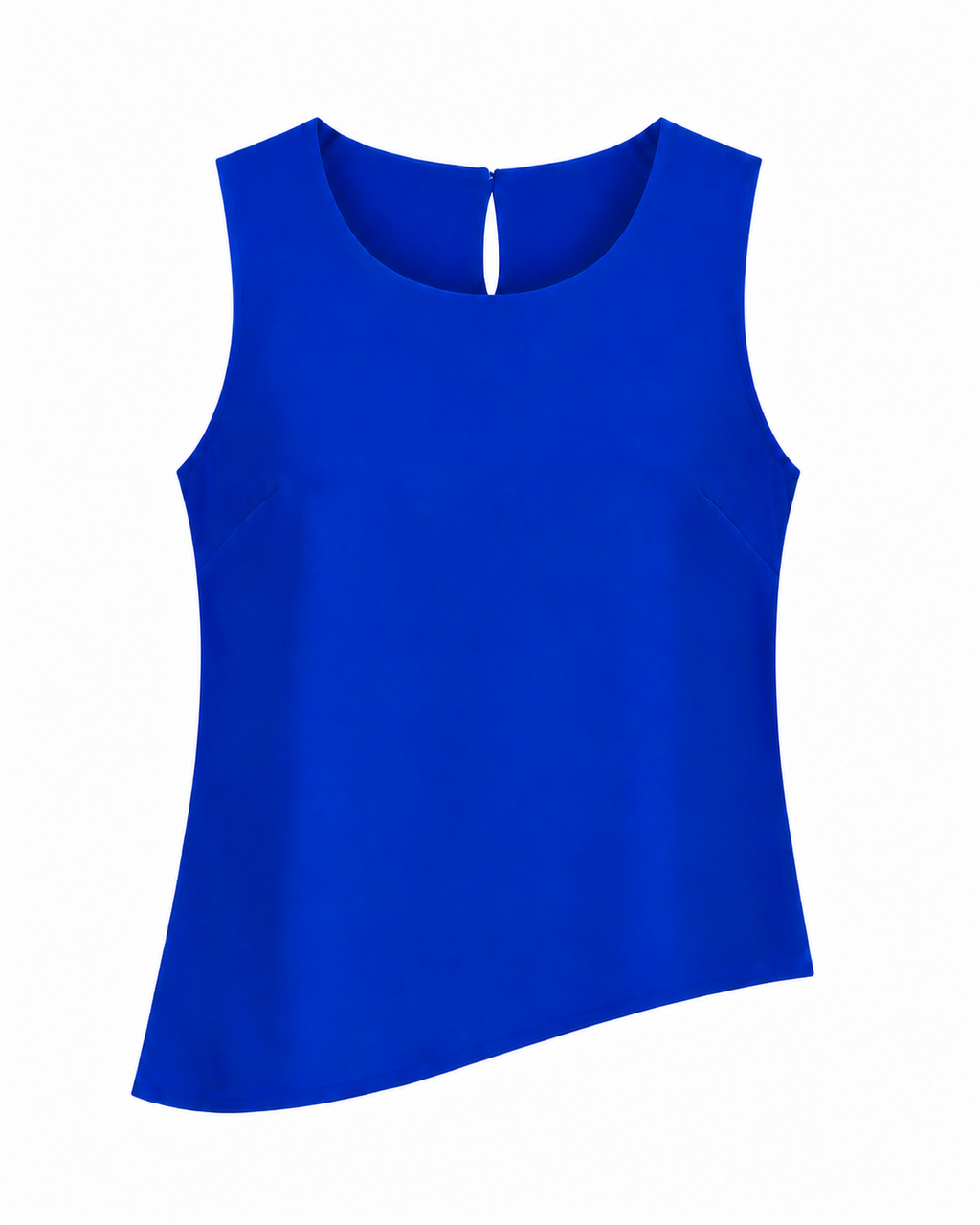 Sora Angled Hem Sleeveless Top