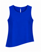 Sora Angled Hem Sleeveless Top