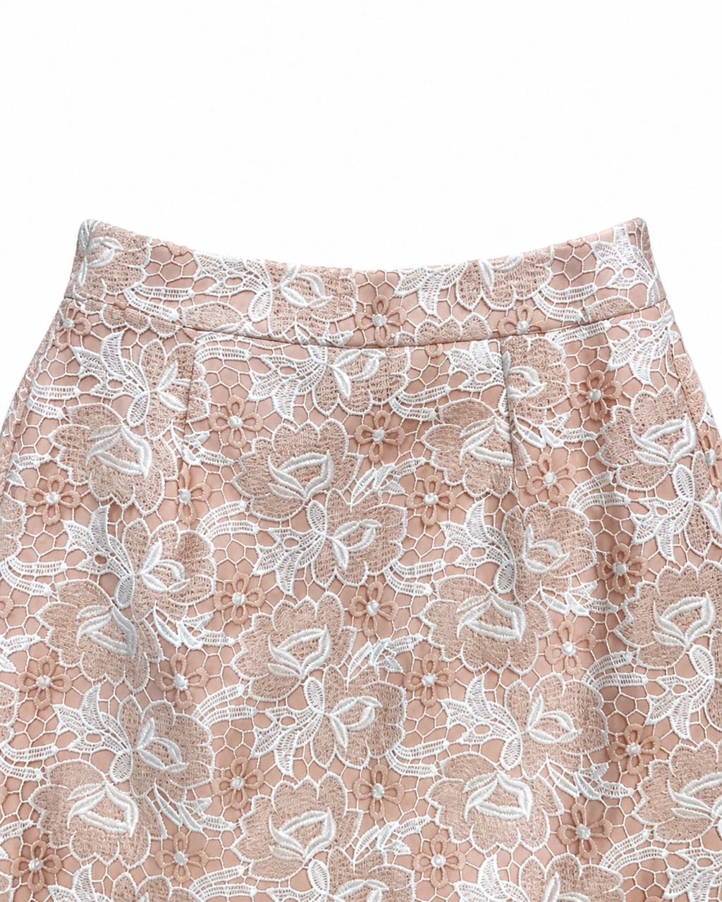 Celeste Floral Lace Midi Skirt
