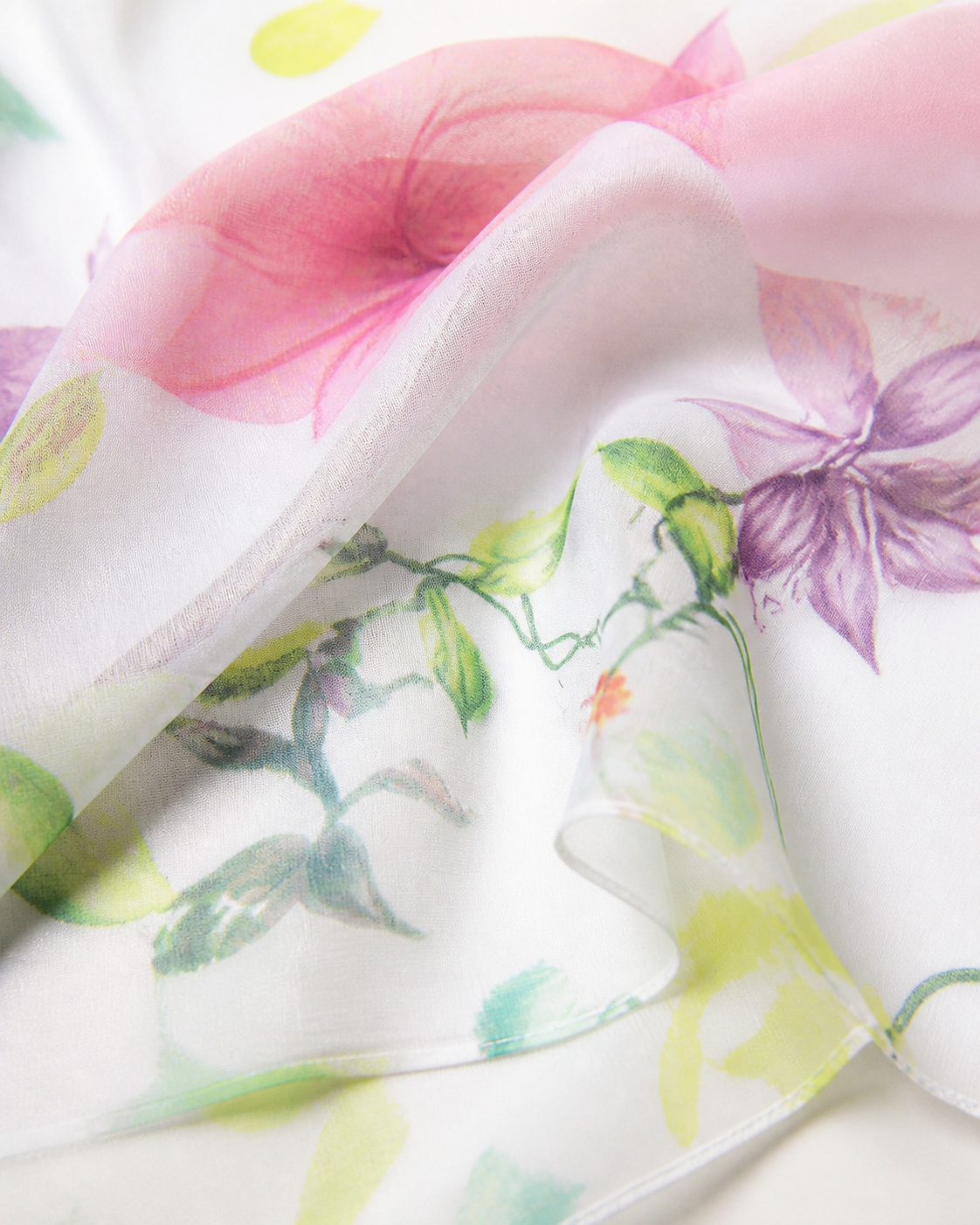 Liora Watercolour Floral Chiffon Blouse