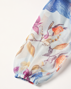 Liora Watercolour Floral Chiffon Blouse