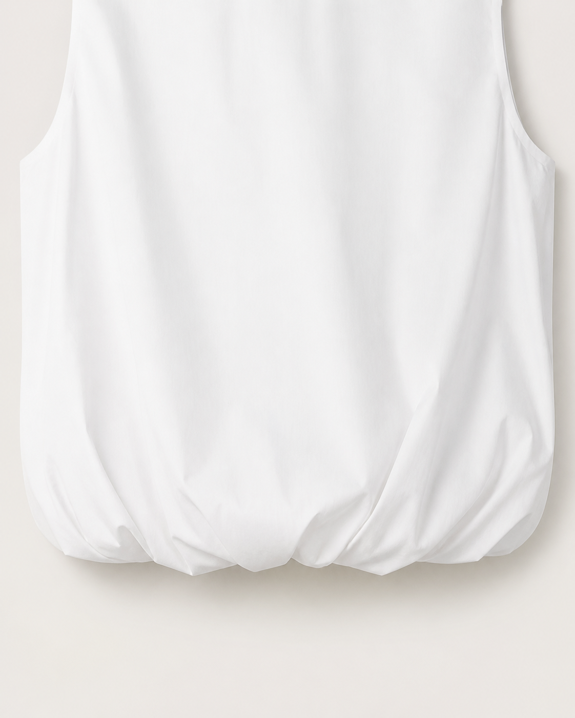 Elara Embellished Neck Bubble Hem Top