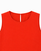 Sora Angled Hem Sleeveless Top