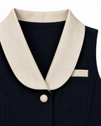 Celine Contrast Trim Top & Shorts Set